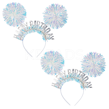 Plastic Hair Bands OHAR-WH0042-02C-1