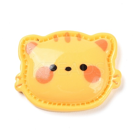 Animal Theme Opaque Resin Cabochons RESI-E046-01C-1