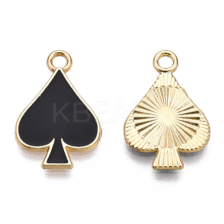 Barrel Plating Alloy Pendants ENAM-T011-203-02-1