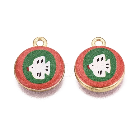 Printed Alloy Pendants PALLOY-SZC0008-12F-1