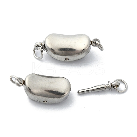Tarnish Resistant 304 Stainless Steel Box Clasps STAS-Z066-05P-02-1
