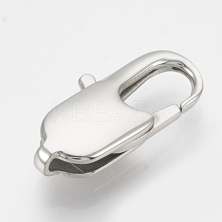 Tarnish Resistant 304 Stainless Steel Lobster Claw Clasps STAS-T033-29B-1