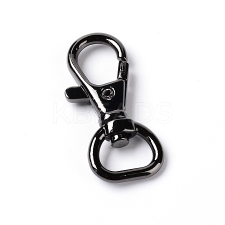 Alloy Swivel Lobster Claw Clasps FIND-WH0070-80D-1