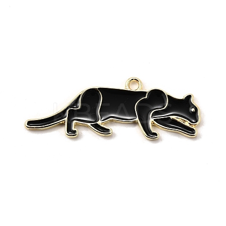 Alloy Enamel Pendants FIND-U030-17B-G-1