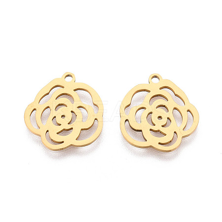 201 Stainless Steel Pendants STAS-T073-47G-1