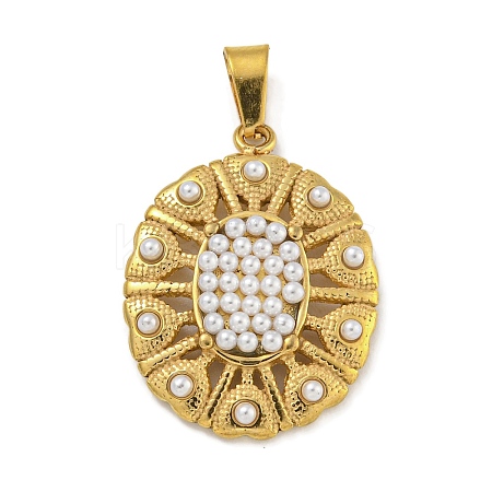 Ion Plating(IP) 304 Stainless Steel Pendants STAS-U024-G-07C-1