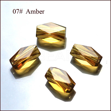 Imitation Austrian Crystal Beads SWAR-F055-8x4mm-07-1