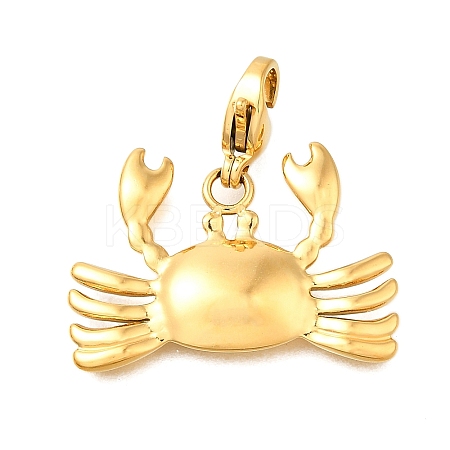 Crab 304 Stainless Steel Pendant Decorations STAS-R159-03G-1