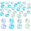 30Pcs 2 Styles Frosted Glass Rhinestone Cabochons FIND-PH0021-95-7