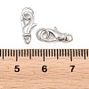 Brass Lobster Claw Clasps KK-H287-08A-P-2
