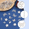 60Pcs 10 Styles 201 & 304 Stainless Steel Charms STAS-FS0001-88-2