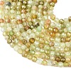 Natural Green Garnet Beads Strands G-A235-A02-02A-3