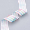 Single Face Printed Polyester Grosgrain Ribbon X-SRIB-N002-A03-3