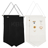 4 Sets 4 Styles Polyester Wall Hanging Brooch Jewelry Banner Holder DIY-FH0008-24-1