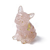 Resin Dog Display Decoration LS-DJEW-P021-C02-1