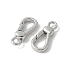 Brass Keychain Clasps KK-F893-15P-2