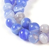 Natural Striped Agate/Banded Agate Beads Strands G-Z060-A01-A20-3