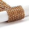 Electroplate Transparent Glass Beads Strands LS-EGLA-A035-T4mm-A17-1
