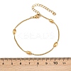 201 Stainless Steel Curb Chain Bracelets for Women LS-BJEW-G767-01A-G-5