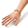 Healing Power Natural Carnelian Beaded Bracelets for Men Women X1-BJEW-TA00012-01-3