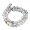 Natural Aquamarine Beads Strands X-G-F591-29B-8mm-3