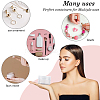 8Pcs Transparent Plastic Empty Portable Facial Cream Jar CON-CP0001-015C-5