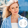 2Pcs 925 Sterling Silver Puffed Heart Charms with Jump Rings STER-UN0001-61S-6