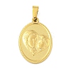 Ion Plating(IP) 304 Stainless Steel Pendants STAS-B071-02A-08G-1