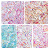 125Pcs 5 Colors Resin Cabochons MRMJ-TA0001-34-2