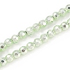 Baking Paint Electroplated Synthetic Non-magnetic Hematite Beads Strands G-H072-A01-01D-1