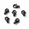Spray Painted 304 Stainless Steel Lobster Claw Clasps STAS-R120-01A-02-2