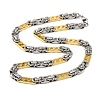 201 Stainless Steel Links Chain Necklace NJEW-F22-39K-GP-1