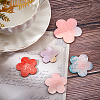 4 Bags 4 Style Natural Wooden Cabochon WOOD-CA0001-22-4