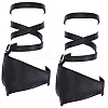 1Pair Imitation Leather Cord Sexy Wrap Bracelets AJEW-CL0001-39-1