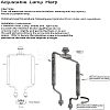 Iron Lamp Shade Harp Holder AJEW-OC0002-06-4