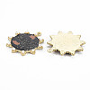 Rack Plating Printed Alloy Pendants ENAM-Q445-010A-NR-2