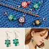 20Pcs Tortoise Handmade Polymer Clay Pendant Stitch Marker HJEW-NB00006-5