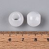 Natural White Agate European Beads G-Q602-09A-02-4