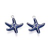 Brass Enamel Pendants KK-T071-31P-1