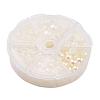 1Box ABS Plastic Imitation Pearl Dome Cabochons SACR-JP0001-24-2