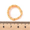 5 Colors Glass Finger Rings RJEW-MZ00035-5