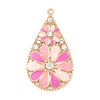 Alloy Enamel Pendants PALLOY-D313-04C-1