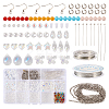 DIY Wire Wrap Earring Making Kit DIY-TA0004-87-10