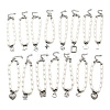 304 Stainless Steel Charm Bracelets for Women BJEW-C098-14P-1
