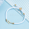 1pc Adjustable Nylon Cord Slider Bracelets for Women BJEW-LP0001-33H-G-3