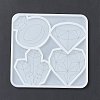 DIY Diamond Ring/Crystal Cluster/Heart Shape Ornament Silicone Molds LS-DIY-E065-04-3