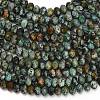 Natural African Turquoise(Jasper) Beads Strands G-Z111-A13-02-4
