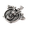 Viking 316 Surgical Stainless Steel Big Pendants STAS-Z073-50AS-01-2