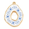 Printed 304 Stainless Steel Pendants SA-CBA7467-05G-01-1