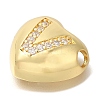 Rack Plating Brass Micro Pave Cubic Zirconia Pendants KK-I722-04G-V-2